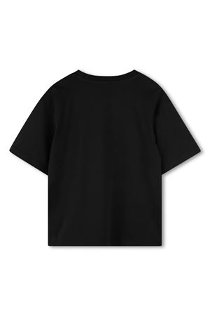 black cotton tshirt KENZO KIDS | K61137095